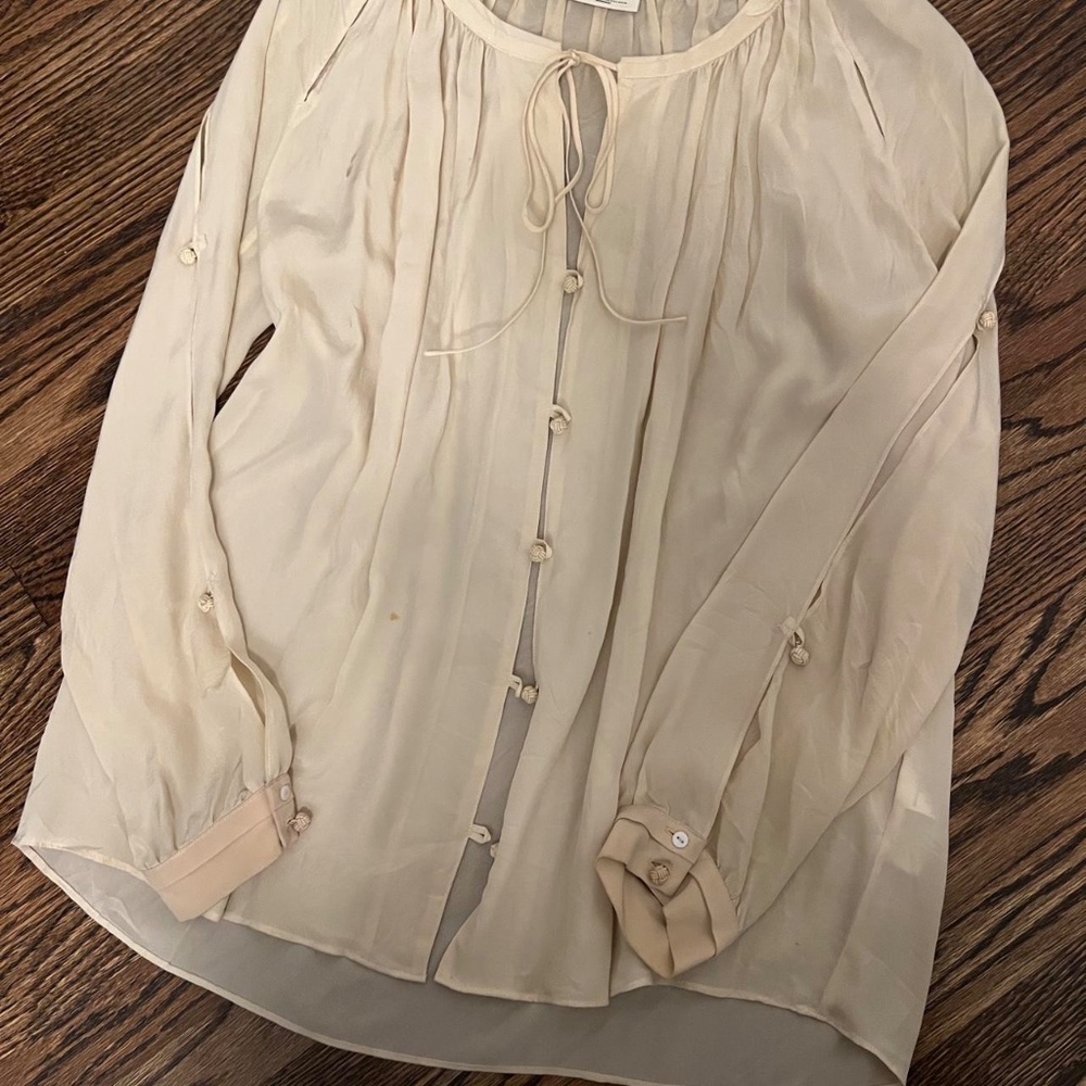 DAY silk button down 🦢 - image 4